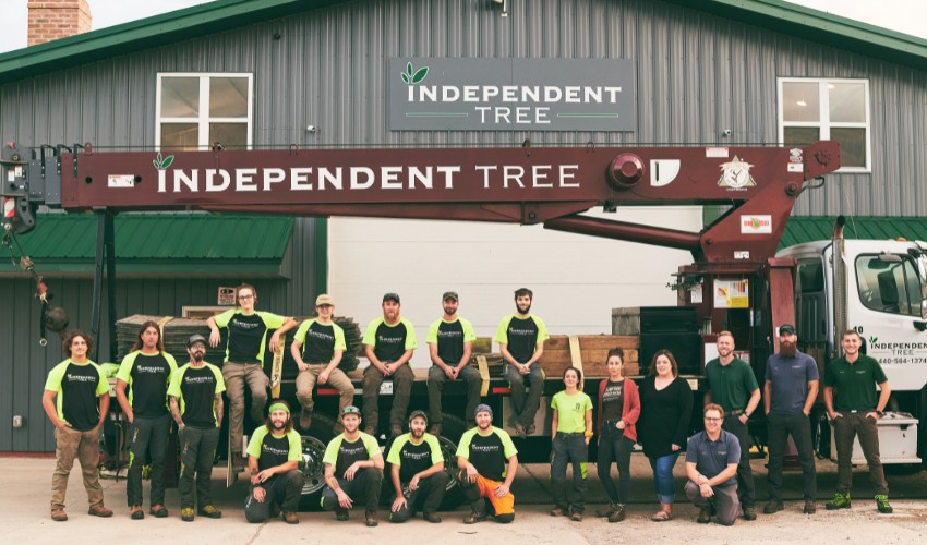 The Independent Tree team in Newbury OH.